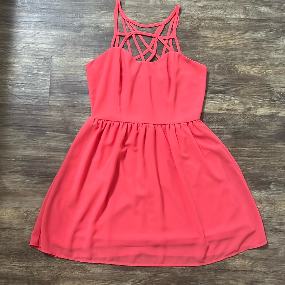 Forever 21 Strappy Pink Dress